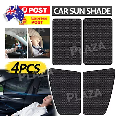 4x Magnetic Car Side Front Rear Window Sun Shade Mesh Cover UV Protection Shield • $11.95