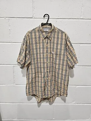 £60 • Buy Vintage Burberry Shirt Nova Check Xl