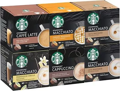 STARBUCKS Dolce Gusto Coffee Pods Various - 11 Flavors To Choose From • $19.95
