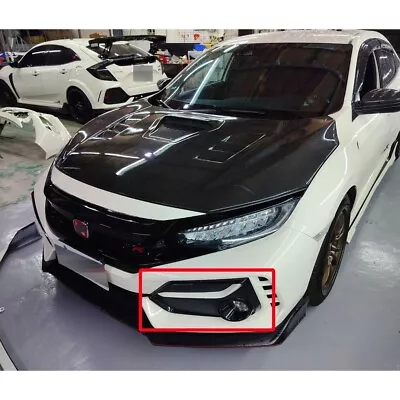 Fog Light Front Grille Bumper Cover Garnish Frame Fit For Honda Civic Type R Fk8 • $636.90