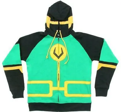 Marvel Loki Symbol Men's Zip Up Costume Hoodie Sweatshirt -  NWT • $13.99