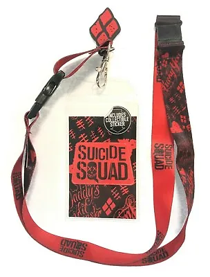 $11.99 • Buy Rare Bioworld Lanyard Suicide Squad Harley Quinn Id Holder Batman Dc Comics