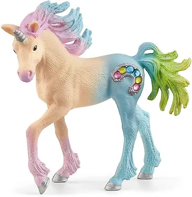 Schleich Bayala Marshmallow Unicorn Foal Toy Figure • £7.25