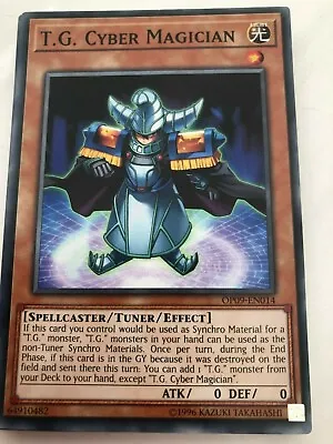 Yugioh T.G.Cyber Magician OP09-EN014 Mint Condition • $2.37