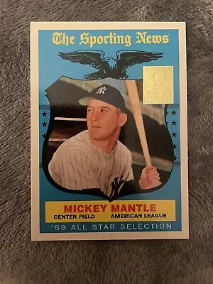 🔥⚾️🔥 1996 Topps '59 Sporting News All Star #564 MICKEY MANTLE #27 NY Yankees • $3.99