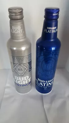 $19.99 • Buy Bud Light Platinum  (blue)  & Bud Light  Platinum  Silver 16 Oz  Aluminum  Empty