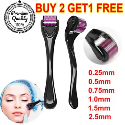 $6.42 • Buy Titanium Micro Needle Derma Roller Beard Hair Regeneration Growth Skin Care