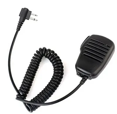 Handheld Shoulder Speaker Mic With PTT For Motorola Dual Pin 2 Way Radio • $19.99