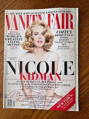 VANITY FAIR MAGAZINE December 2013 Nicole Kidman No Label Newsstand- Small Tear • $20