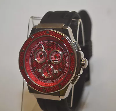 32° Degrees Mens Red Dial Chronograph Diver Watch • $69.95