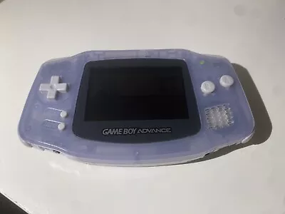 Nintendo Game Boy Advance Handheld System - Glacier- Excellent Condition • £31