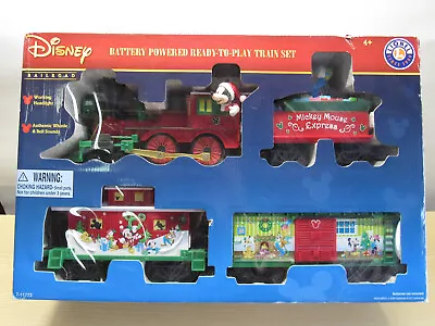 Lionel Mickey Mouse Express Disney G-Gauge Christmas Train Set IOB • $88