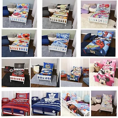 Toddler 3pcs Kids Bedding Set- Comforter Fitted Sheet & Pillowcase -Multi-Color • $52.15