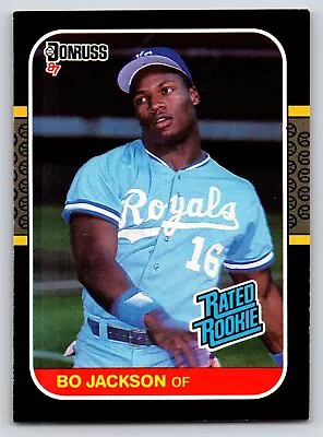 1987 Donruss #35 Bo Jackson  Kansas City Royals NM 13634 • $4.95