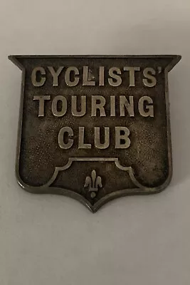 Rare 1890s Cyclist Touring Club Pin Sterling Silver • $54