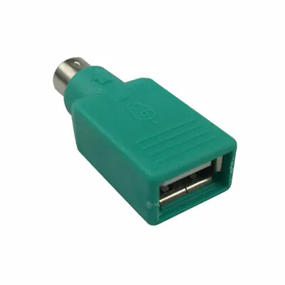 £1.90 • Buy USB PS/2 PS2 Male To USB A Female Converter Adaptor For MOUSE & KEYBOARD Green