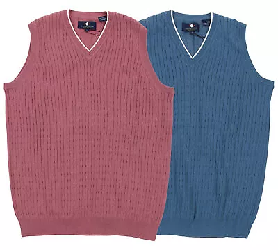 Argyle Culture Men's Cable Knit Vest Color Options • $19.95