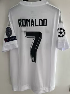 Real Madrid CR7 Cristiano Ronaldo #7 Shirt  Jersey Final Champions 2016 • $42