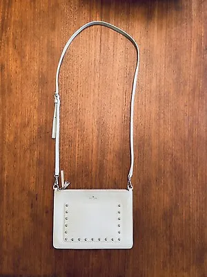 Kate Spade Studded Leather Crossbody Light Mint Green Bag On Purpose Collection • $55