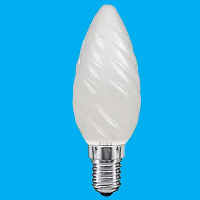 10x 60W Frosted Twisted Candle SES E14 Small Edison Screw Light Bulb Lamp • £9.99