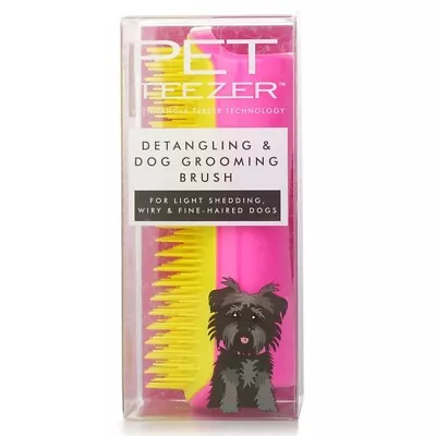 NEW Tangle Teezer Detangling & Dog Grooming Brush (For Light Shedding Wiry & • $26.90