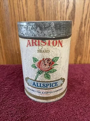 Vintage Calumet Tea & Coffee Company Ariston Brand Ground Spice One Pound Tin • $24