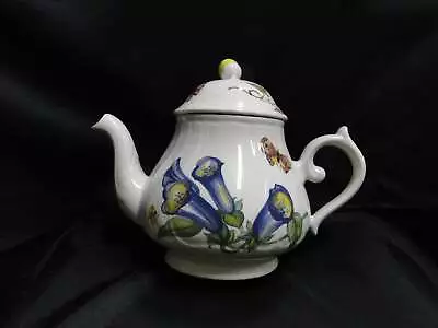 Villeroy & Boch Bouquet Flowers Insects: Teapot & Lid 5 3/4  As Is • $17.99