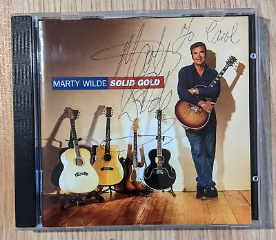 Marty Wilde – Solid Gold 1994 CD Signed • £99