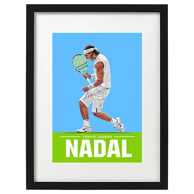 Rafael Nadal Tennis Art Print / Poster • £15.99