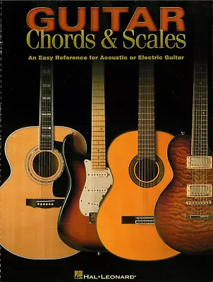 Guitar Chords & Scales: An Easy Reference For Acoustic Or Electric Guitar • $23.51