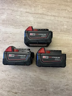 £65 • Buy Milwaukee M18 18v Battery 3.0 Ah X3