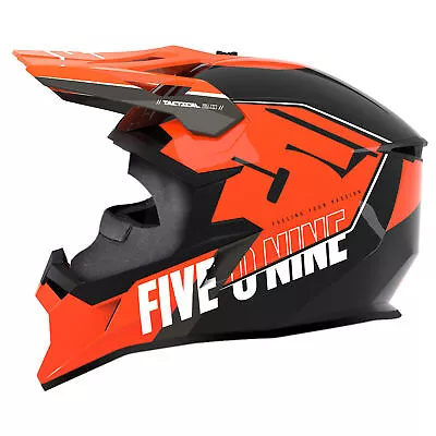 509 Tactical 2.0 Snowmobile Helmet W/ Fidlock Strap VEES Venturi Vent Orange • $160.97
