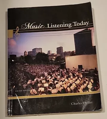 Music Listening Today By By Charles Hoffer Paperback Textbook With CD • $7