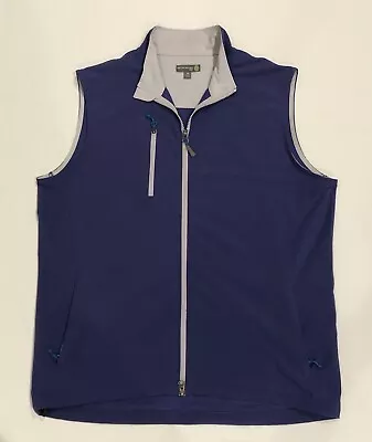 Peter Millar Element 4 Wind Golf Vest Softshell Men’s Medium Full Zip • $59.99