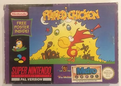 ALFRED CHICKEN. - Box ONLY.. For Snes Game.. • $49.50