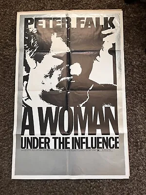 A Woman Under The Influence 1974 Original 27x41 Movie Poster Peter Falk • $200