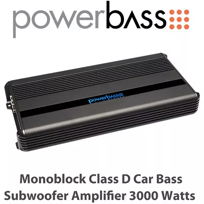 Powerbass XMA-3000D - Monoblock Class D Car Bass Subwoofer Amplifier 3000 Watts  • £1199.99