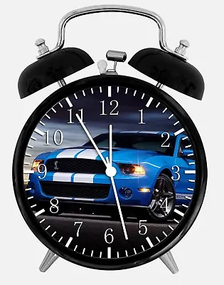 $22.95 • Buy Mustang GT Cobra Alarm Desk Clock 3.75  Home Or Office Decor W179 Nice For Gift
