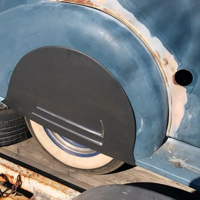 thumbnail interactive-video image 1 of KNS Accessories Pair Fender Skirts – 1964 Chevy Full Size Passenger, W/ Scuff Pads & Hardware, KC0013 KC0409 1 of 2