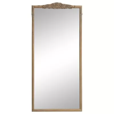 Pemberly Row Glass French Provincial Rectangular Floor Mirror In Vintage Gold • $253.27