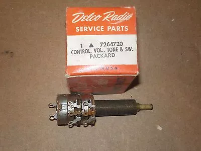 Nos 1954 Packard Volume Tone Control Radio Switch 7264720 Radio 439665 439661 • $20