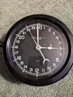 Chelsea 6 In. Bakelite Ship Clock Working • $48