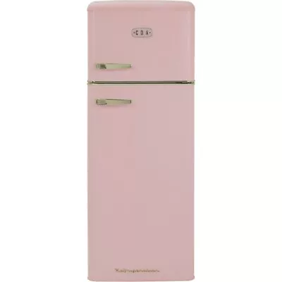 CDA Betty Tea Rose Fridge Freezer - Pink - Static - 80/20 - Retro - Smart - F... • £389