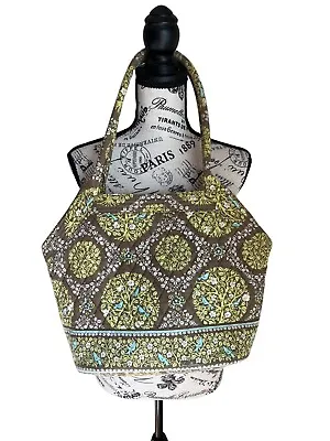 Vera Bradley Angle Tote Rolled Handles Sittin In A Tree Pattern Retired • $35