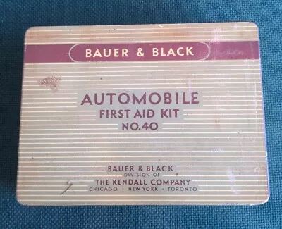 Vintage Bauer & Black Automobile First Aid Kit • $9.95