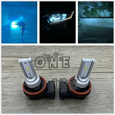 H8 H9 H11 H16 8000K ICE BLUE 35W CSP 6000LM LED Headlight Bulb Kit Fog Light DRL • $15.98