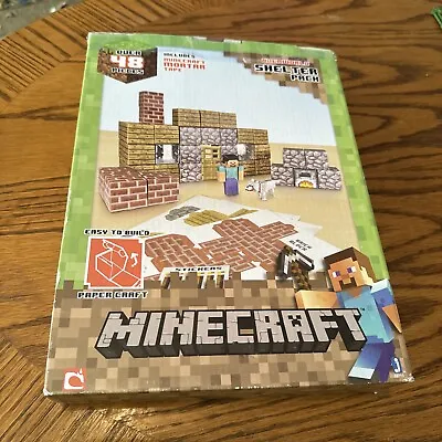 Minecraft Paper Craft - Overworld Shelter Pack • $20
