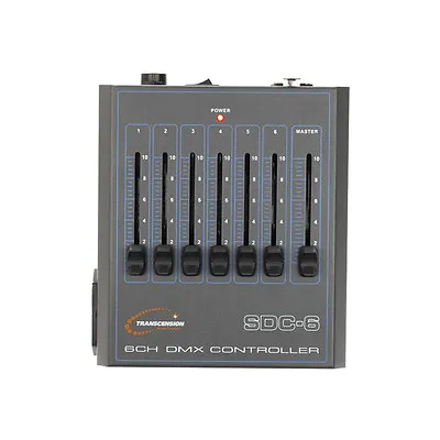 Transcension SDC 6 DMX Controller 6 Channel 6CH Desk Lighting • £71