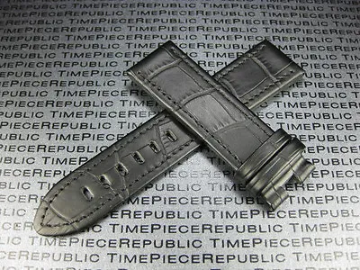 Black 22mm Grain Leather Strap Timewalker Stitch Watch Band For MONTBLANC II • $37.99