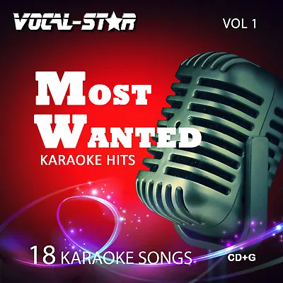 £1.79 • Buy Vocal-Star Most Wanted Karaoke CDG Disc Set - 18 Songs ( Vol 1)